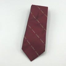 Vintage LL Bean Men&#39;s Logo Embroidered Silk Blend Neck Tie. - £23.47 GBP