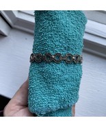 MARCASITE bracelet/ Silvertone Size 7 1/2 - $23.25 CAD