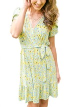 Gilli clear mind dress in Blue/Yellow - £32.89 GBP