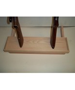24” Closet Gun Rack &amp; Butt Rest – Unfinished - $90.00