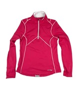 Saucony Women&#39;s 1/4-Zip Athletic Top Jacket Long-Sleeve Thumbholes Pink ... - $369.07 MXN