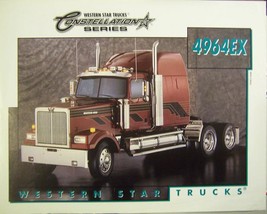 Western Star Constellation Series 4964EX Road Tractor Photo Sheet - $10.00