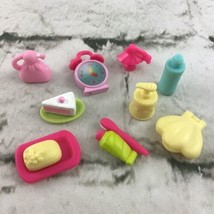 Barbie-Sized Dollhouse Miniatures Lot Of 9 Pieces Clock Perfum Soap Toothbrush  - £7.39 GBP