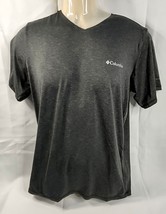 Columbia Collarless Grey Medium Short Sleeve T-Shirt Men&#39;s M - £8.95 GBP