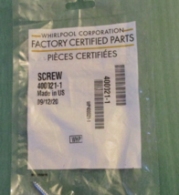 Whirlpool Appliance SCREW - WP400021-1 / 400021-1 -New! Fits Many Makes &amp; Models - £6.28 GBP