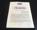 Spearhead Home Press Kit Biohraphy 2 Pages - £7.86 GBP