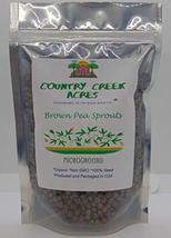 Brown Speckled Pea Sprouting Seed, Organic, Non GMO - 13 oz - Country Creek Bran - $11.49