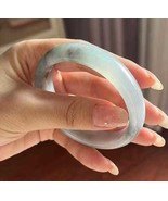 57.8mm Natural Black-bone Chicken Jadeite Jade Bangle Grade A Jadeite Ba... - $367.00
