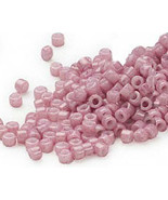 Miyuku Delicas 11/0, Op Rose Luster 210, 50g bag of beads, dusty pink, m... - £15.83 GBP