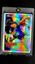 2010 Topps Chrome Refractor #168 Glen Perkins Minnesota Twins - £2.25 GBP