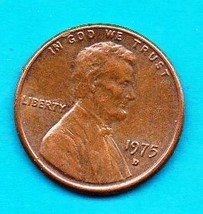 1975 D Lincoln Memorial Cent - Light wear Strong Features - £0.00 GBP