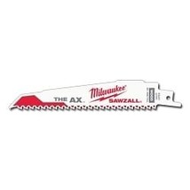 Milwaukee Tool 6" 5 TPI The Ax Sawzall  Blade (5 Pk) - $52.49
