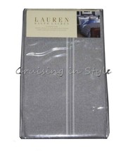 Ralph Lauren Jermyn Street Gray Stripe Pillow Sham Standard Discontinued New - $48.88
