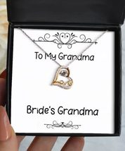 Bride&#39;s Grandma Grandma Love Dancing Necklace, Brilliant Grandma Gifts, for Gran - £39.92 GBP