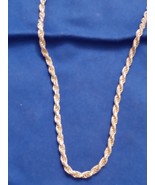 925 Sterling Silver 4 mm Wide 17-in Long Rope Chain Necklace Free Shipping - $1,012.39 MXN