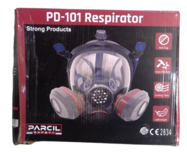 OPEN BOX - PD-101 Full Face Respirator Double One Size Fits All - £39.86 GBP