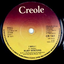 Ruby Winters - I Will / Bluer Days Ahead [7&quot; 45 rpm Single] UK Import - £4.44 GBP