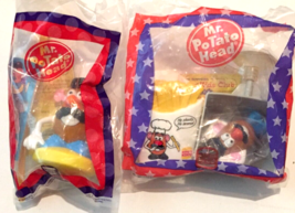 Burger King Mr. Potato Head Figure Toy Sealed Pkg NEW Vintage 1998 lot of 2 - £5.36 GBP