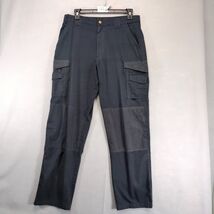 Tru-Spec Black Tactical Cargo Pants Mens 36x33 Ripstop Adj Waist Reinfor... - $20.00