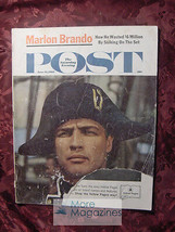 Saturday Evening Post June 16 1962 Marlon Brando Mutiny Bounty - £4.45 GBP