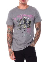Ed Hardy Crouching Tiger Paint Spill Tee Grey ( M ) - $89.07