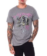 Ed Hardy Crouching Tiger Paint Spill Tee Grey ( M ) - $1,646.42 MXN