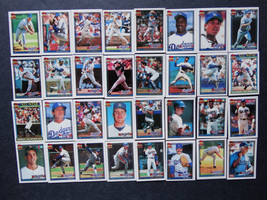 1991 Topps Micro Mini Los Angeles Dodgers Team Set of 32 Baseball Cards - £5.49 GBP