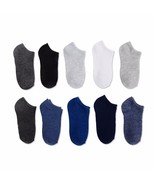 Walmart Brand Boys No Show Socks Solid Colors 10 Pair Medium Shoe Size 7... - $203.18 MXN