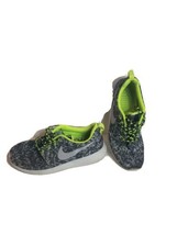 Nike Womens Shoes Size 8 Roshe Run Gray Volt Lighting Green Running  - £15.79 GBP