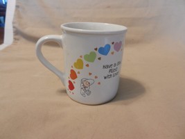 Have a Day filled With Rainbows, Love White Ceramic Coffee Cup from Hall... - $20.00