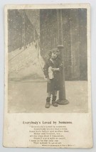 VTG Poem Everybody&#39;s Loved by Someone Frank Dean Young Girl Postcard Bamforth PC - £5.42 GBP