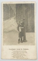 VTG Poem Everybody&#39;s Loved by Someone Frank Dean Young Girl Postcard Bamforth PC - £5.10 GBP