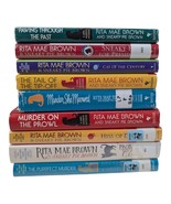 Mrs Murphy Cat Mystery Novels Lot of 8 Rita Mae Brown &amp; Sneaky Pie PB Books - $19.99