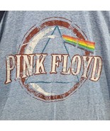 Pink Floyd Dark Side of the Moon Raglan Band Tee Mens sz L Two Tone Blue... - $15.84