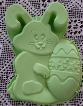 Crofton ~ Green Silicone ~ Bunny Rabbit Design Cake Pan ~ 11.7&quot; x 7.26&quot; x 1.46&quot; - £17.72 GBP