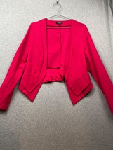 Torrid Women&#39;s Open Blazer Hot Pink Size L / 0 Stretchy Career Work Office - £23.65 GBP