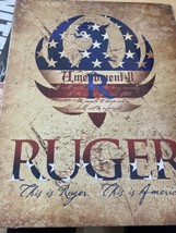 Ruger This Is Ruger This Is America Tin Sign 12/16 - £14.93 GBP