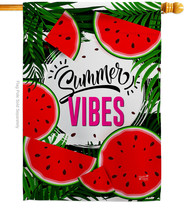 Summer Vibes - Impressions Decorative House Flag H137523-BO - $36.97