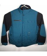Koolah Men’s XL Jacket Teal Blue Black Made In Canada - $1,272.55 MXN