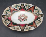 Vintage Austrian Alhambra Porcelain Hand-Painted Moorish Trinket Relish ... - $9.89