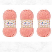 Alize Baby Best Yarn 90% Anti-Pilling Acrylic 10% Soft Bamboo Blend Crochet Hand - £13.45 GBP