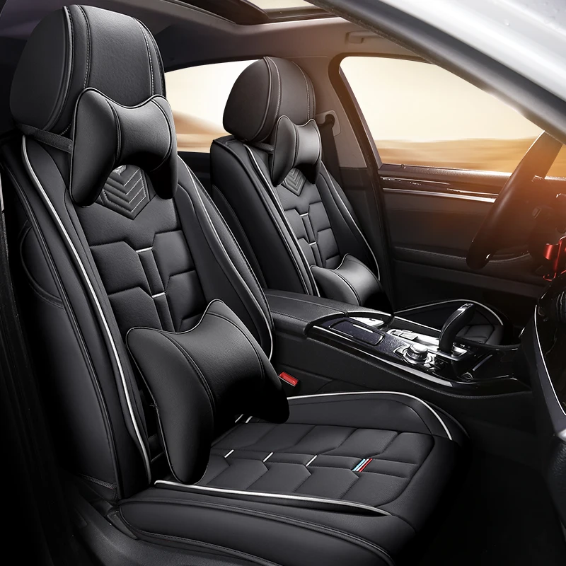 5 Seats Universal Car Seat Covers For Nissan Leaf X Trail T32 Alfa Romeo... - $219.37+