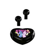 Stitch Wireless Bluetooth Earphones Heart-shaped Rotable Touch Control E... - $35.02 CAD