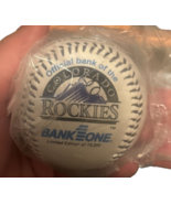 1995 Colorado Rockies facsimile team autograph baseball ball Bank One Ma... - $8.00 CAD