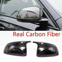 Real Carbon Fibre Mirror cover for BMW x3 x4 x5 x6 x7 G01 G02 G05 G06 g07 18-22 - £69.54 GBP+