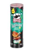 10 X Pringles Scorchin&#39; Sour Cream &amp; Onion Chips 156g Each - Limited Time - - £47.39 GBP