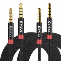 3.5Mm Trrs Cable, 1/8&quot; Inch 4 Pole Auxiliary Cord, Aux Mini-Jack Stereo ... - $15.99