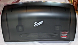 BRAND NEW KIMBERLY-CLARK SCOTT TWIN CORELESS JRT TISSUE DISPENSER SMOKE ... - $19.00