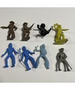 Vintage Cowboys &amp; indians toys figures settlers pioneers calavry  - $8.52