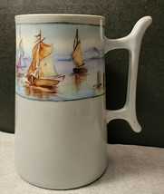 UNO "FAVORITE" BAVARIA MUG/TANKARD WITH SAILBOATS ON THE WATER - £32.70 GBP